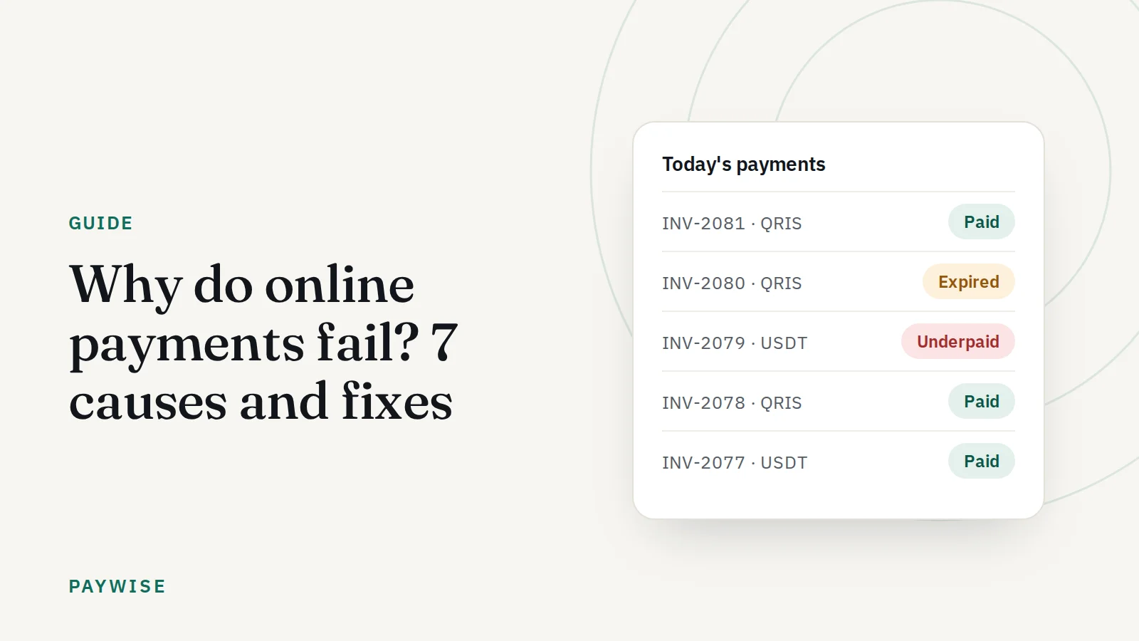 Why do online payments fail? 7 common causes and how to fix them
