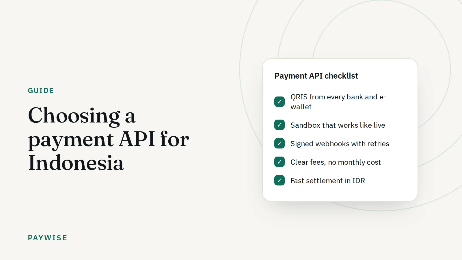 Panduan memilih payment API untuk pasar Indonesia