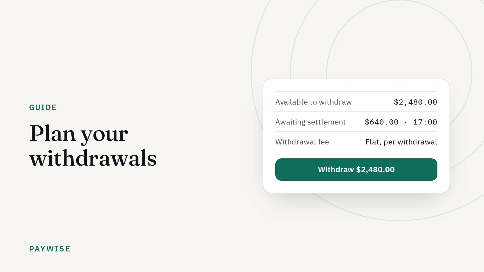 Cash flow tips for online shops: planning your withdrawals